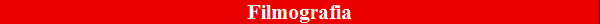 Filmografia